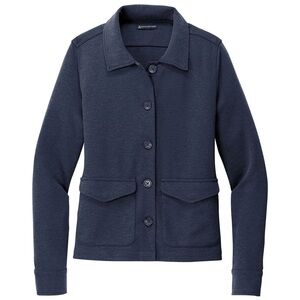 Brooks Brothers Black Utility Jacket Or Gray Heathered